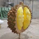 Fiberglass Giant Durian Sculpture side display