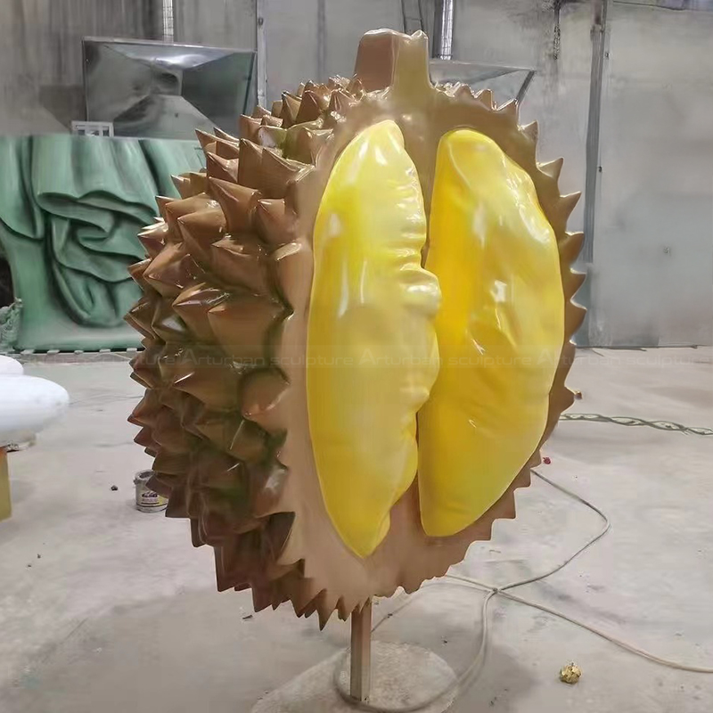 Fiberglass Giant Durian Sculpture side display