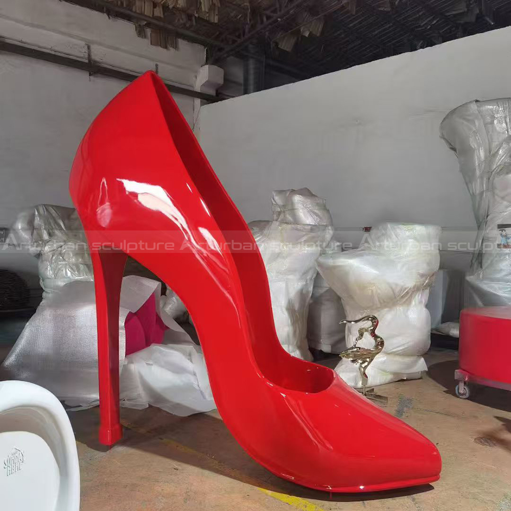 Fiberglass High Heel Statue fashion decor