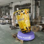 Giant Boba Tea Statue fiberglass cup display