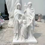Holy Family Marble Statue