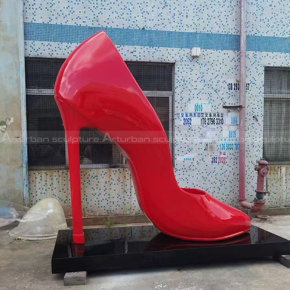 Large High Heel Statue fiberglass sculpture