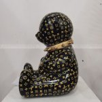 Louis Vuitton Bear Seated Statue fiberglass