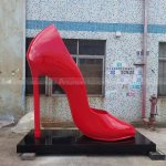 Red High Heel Statue fiberglass display