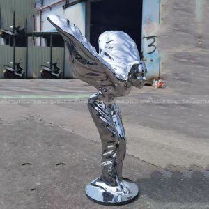 Decoração de estátua Spirit of Ecstasy em aço inoxidável