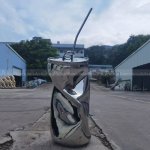 stainless steel Drink Can Statue