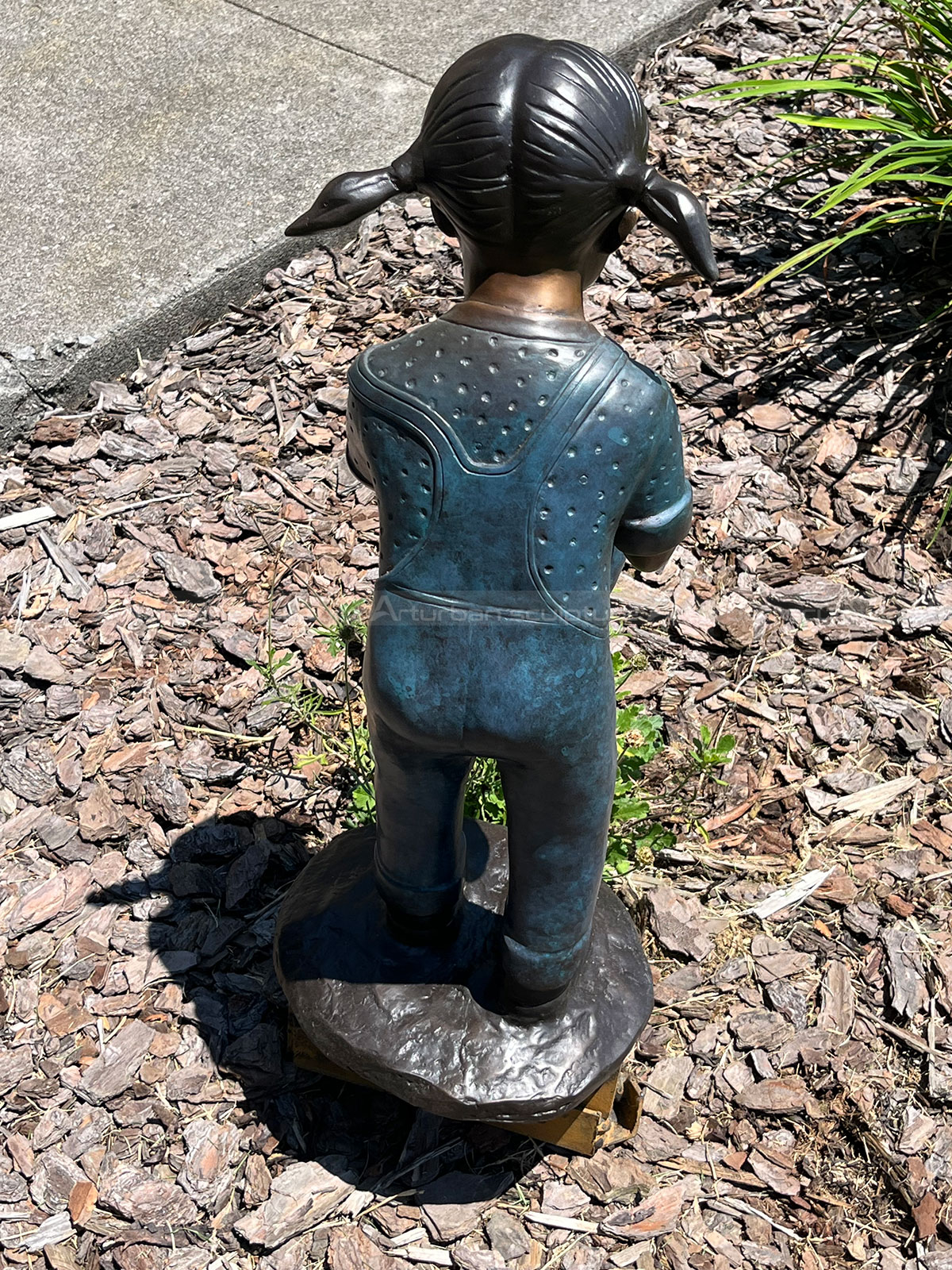 Garden Girl with Watering Can Statue