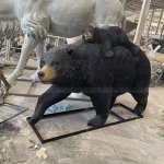 Mother Bear and Cub Statue fiberglass