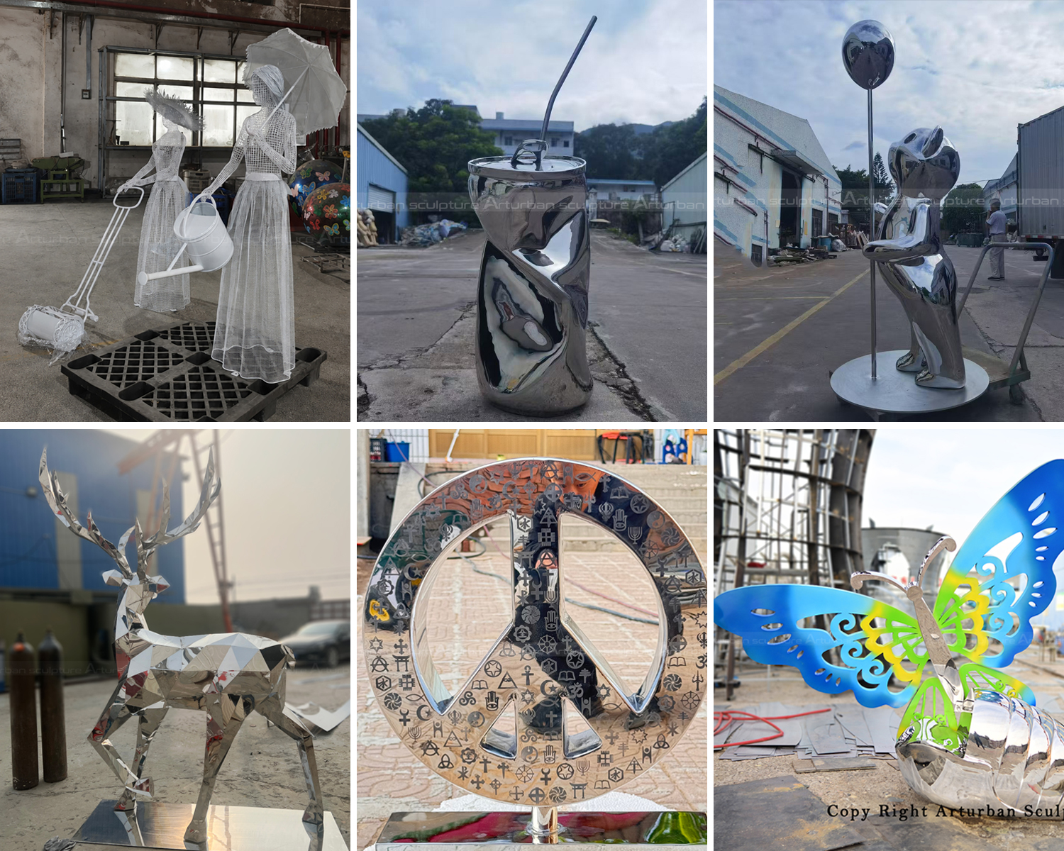 Stainless Steel Statue