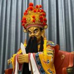 Bronze Dragon King Statue with ornate crown