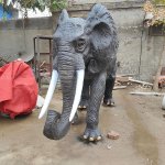 Fiberglass African Elephant Statue front view