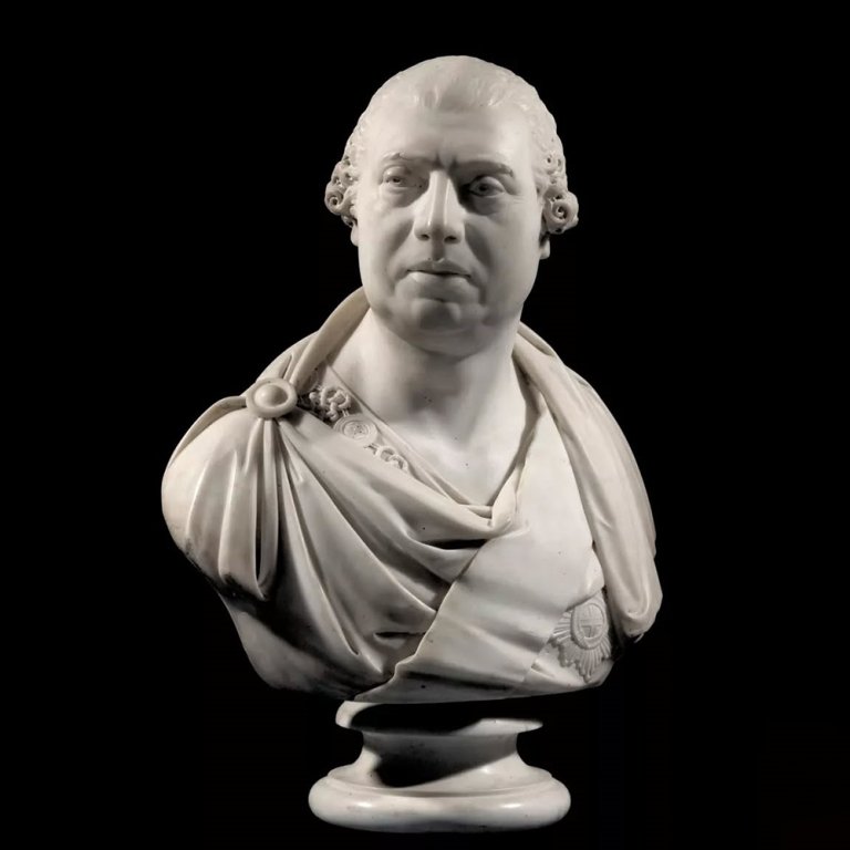 George III Statue marble bust