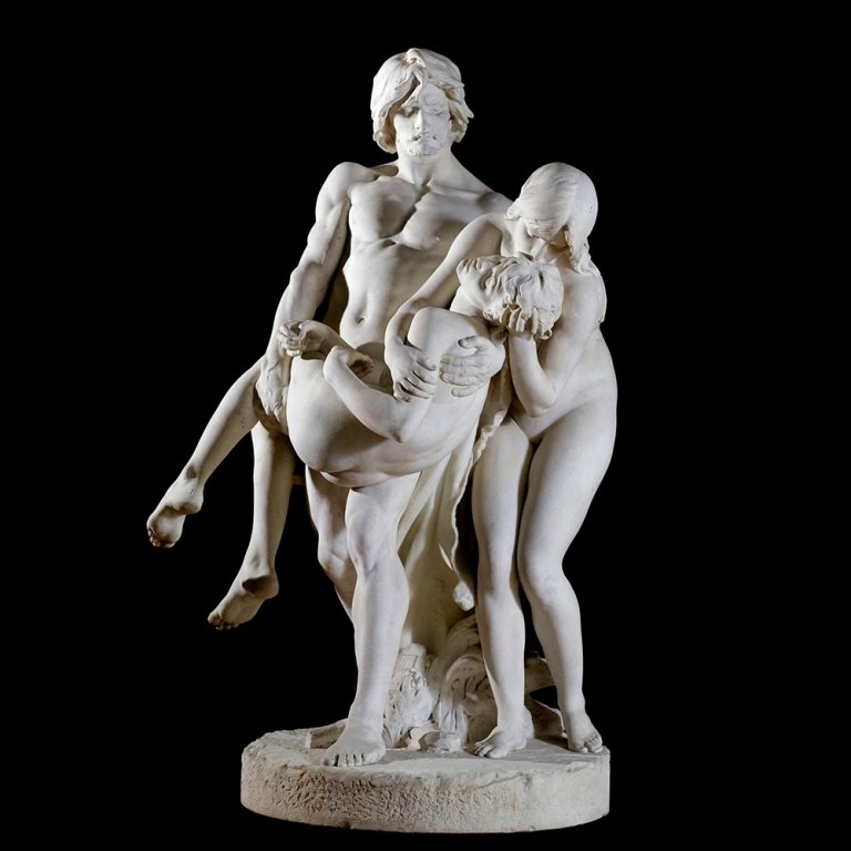 La Prima Scultura Funeraria in Marmo Bianco